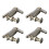 4Pcs 1/2 Violine Feinstimmer Metall Violine 10