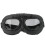 Gray Motorcycle Goggles with Tinted Lens, Sand-Resistant Shield &amp; Adjustable Strap 1