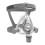Masques CPAP faciaux complets avec harnais, coude pivotant et coussin 1