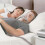 Masques CPAP faciaux complets avec harnais, coude pivotant et coussin 2