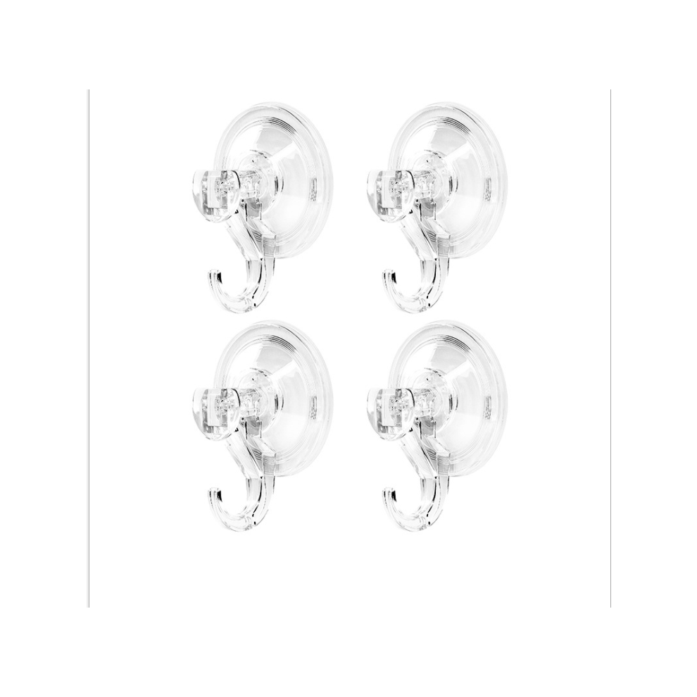 Heavy-Duty Reusable Hooks Vacuum Suction Cups, Heat-Proof Design Strong Adsorption Force For Bathroom Kitchen 3Pcs 9454554853116