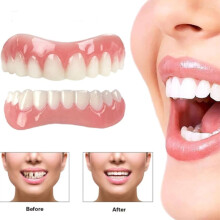 2 Sets Of Dentures, Upper And Lower Jaw Dentures, Natural And Comfortable, Protect The Teeth, And Regain A Confident Smile