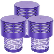3er-Pack HEPA-Ersatzfilter für V10, kompatibel mit V10 und SV12, Teilenummer 969082-01, waschbar und wiederverwendbar