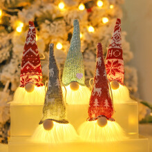 Décoration intérieure, gnomes de Noël, ornements de table uniques pour des fêtes de fin d'année mémorables, lutin Père Noël scandinave fait