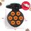 Electric Donut Maker Automatic Heating Egg Cake Bread Baking Machine 700W Kitchen Breakfast Makes 7 2