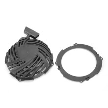 Trekstarter voor grasmaaier, vervangende messen van snelstaal, compatibel met Briggs & Stratton motoren, draagbare handschaafmachine, stofopvangzak