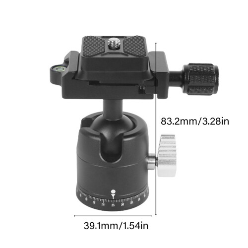 Adaptable Metal Camera Stand Head For Full Rotation Flexibility 2