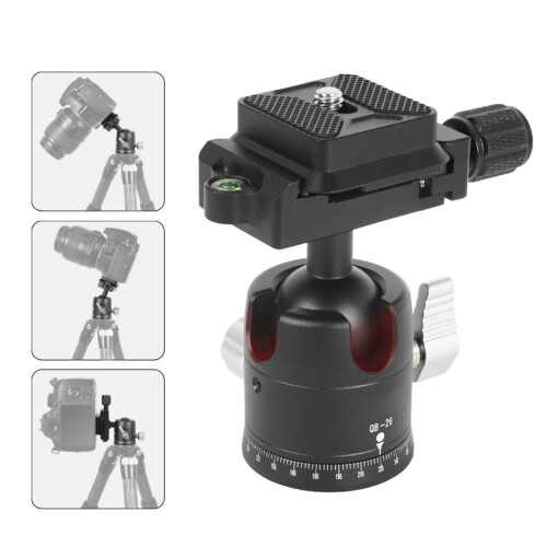 Adaptable Metal Camera Stand Head For Full Rotation Flexibility 1