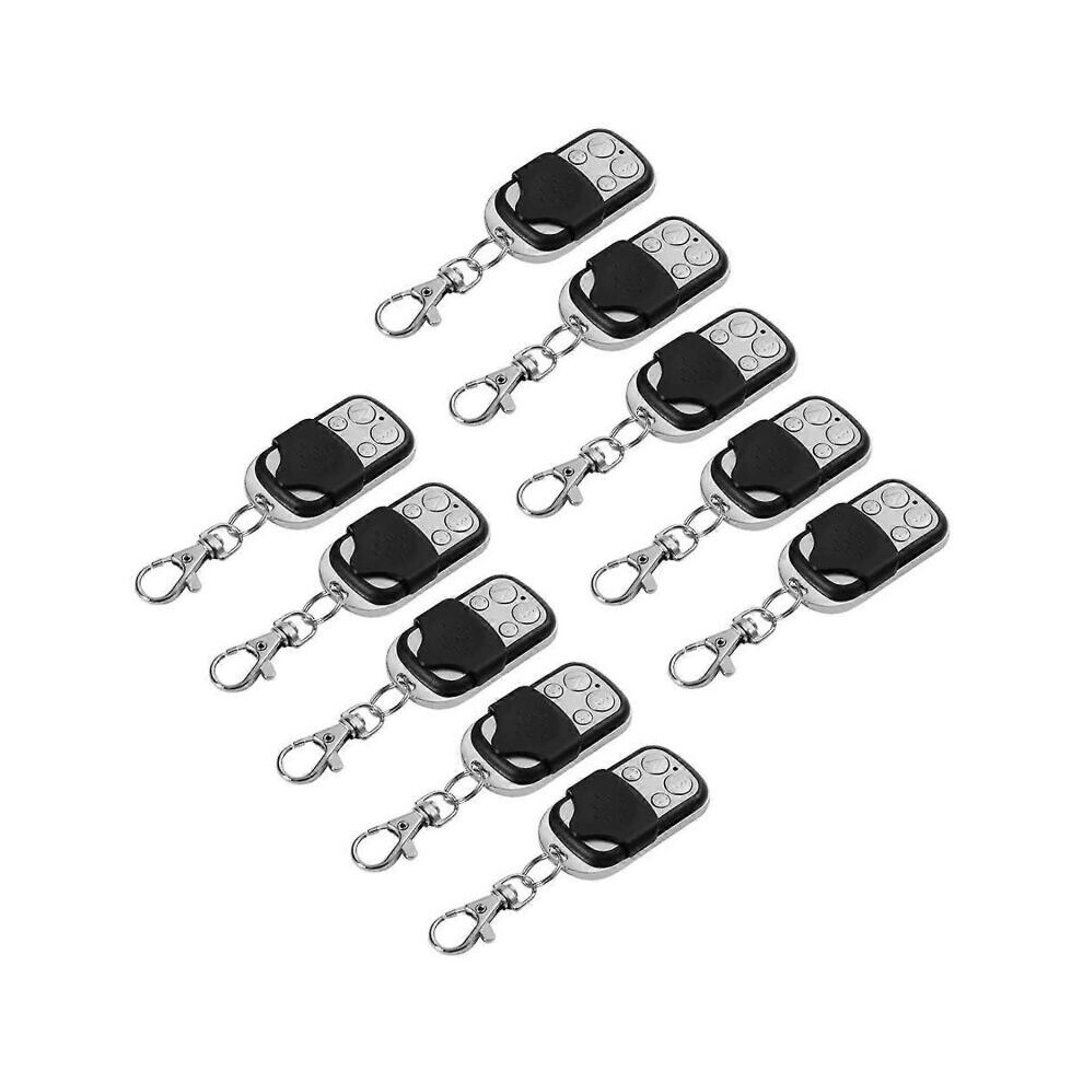 10Pcs Electric Cloning Universal Gate Garage Door Opener Remote Control Fobs 433Mhz Replacement Key 7057162515876