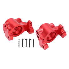 Suporte do cubo da roda traseira e conjunto de cubo C usinados com precisão para carros RC. Suporte de caixa de câmbio reforçado. Liga de alta