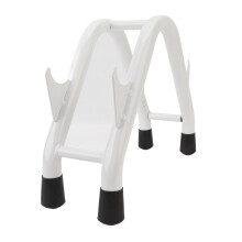 Soporte portátil para mancuernas para equipos de fitness, soporte compacto para mancuernas con patas antideslizantes, soporte triangular de hierro