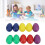 10Pcs Mini Musical Eier Bunte Hand Kunststoff Ei 11