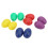 10Pcs Mini Musical Eier Bunte Hand Kunststoff Ei 4