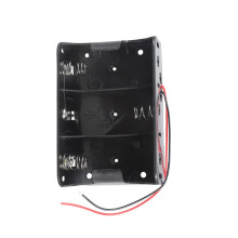 LR20 D Battery Holder ABS Material-3 battery boxes with