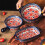 Ceramic Dinner Plates and Bakeware Set with Hand Painted Design, Oven Safe Colorful Tableware 5