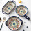 Ceramic Dinner Plates and Bakeware Set with Hand Painted Design, Oven Safe Colorful Tableware 3