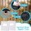Vertical Blind  Kit with Plastic Pulleys and Inserts for Smooth Glide and Easy Installation 5