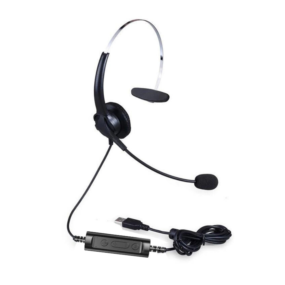 Corded Headphone with Microphone Noise Cancelling Computer