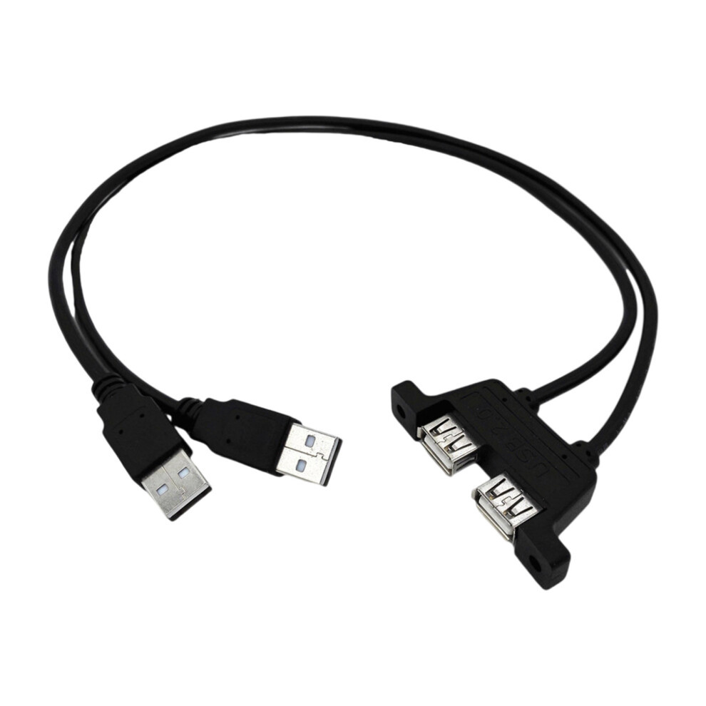Double Usb2.0 Male To Female Extension Cable 2 Port Usb-0.5M 7709000217786