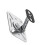 Metal Projector Ceiling Wall Desk Mount Stand 1/4Inch-Silver 1