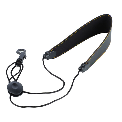 Saxophongurt, Leder, Metallhaken, verstellbare 2