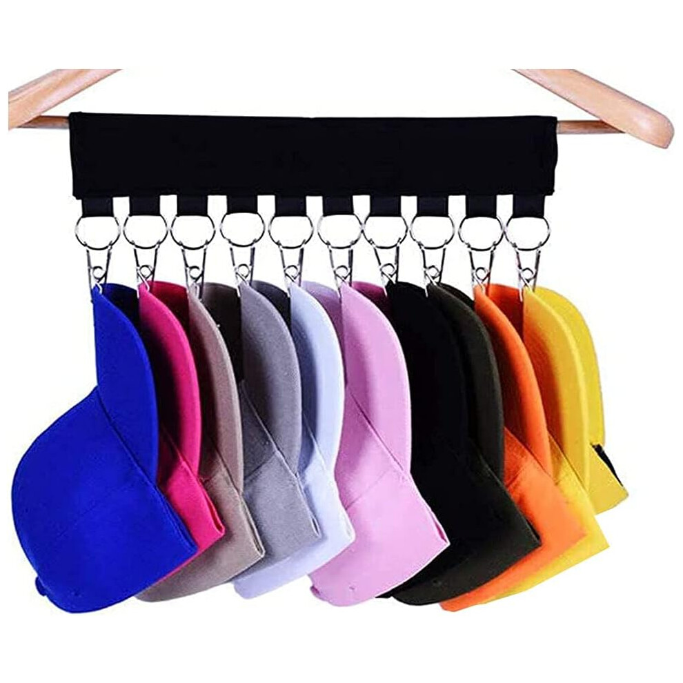 Hanging Hat Display For Closet, Damage Prevention Hat Organizer, Easy Installation For Baseball Caps Storage, Space Saving Design, Premium Polyester F 9454554856728