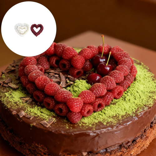 Silicone Baking Molds Raspberry Heart Cake Rings With Easy 1