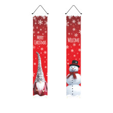 Panneau de Noël durable et fiable pour porche, bannière bonhomme de neige « Bienvenue en hiver » pour une utilisation intérieure et extérieure,