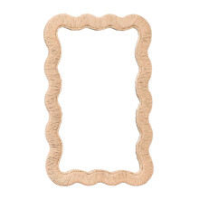 Woven Wall Mirror Modern Decorative Vanity Mirror Rustics