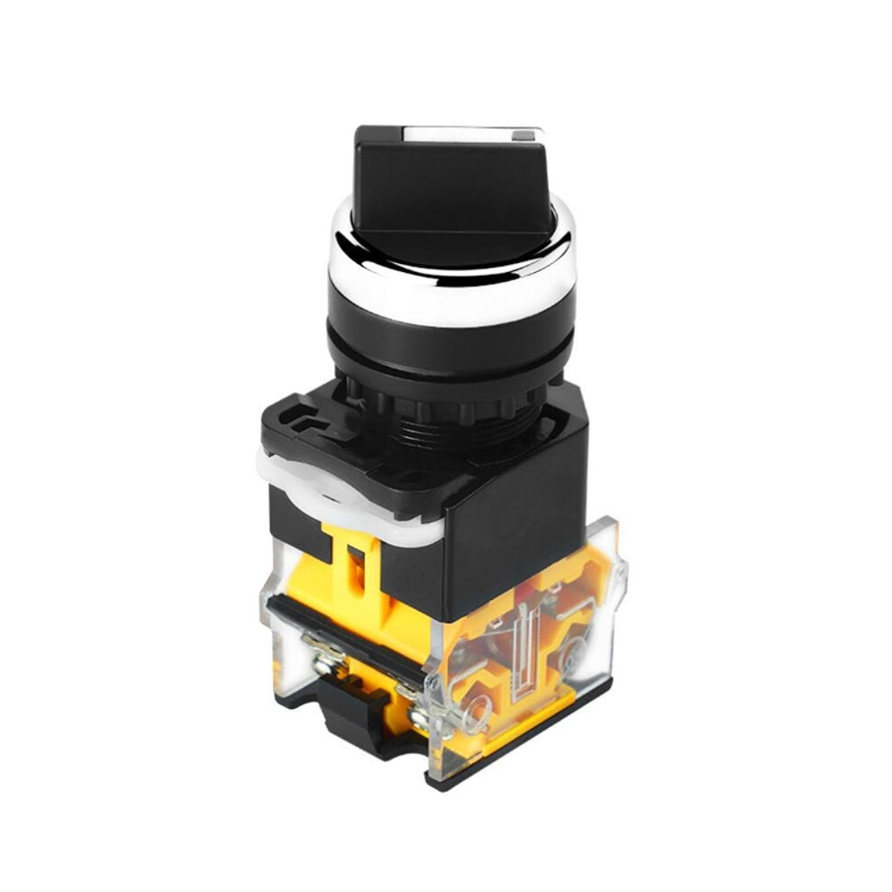 Rotary Selector Switch 3 Position Reset On/Off 2No+1Nc For Contactor Relay 9001264575335
