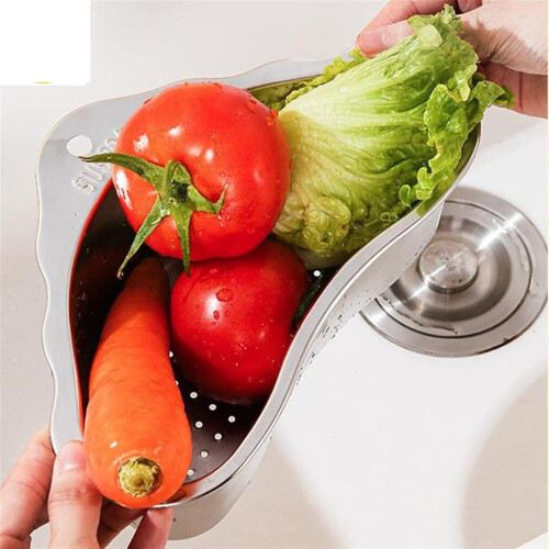 Dish Drying Rack Stainless Steel Two Tier with Drainboard AutoDraining Adjustable Shelf 2