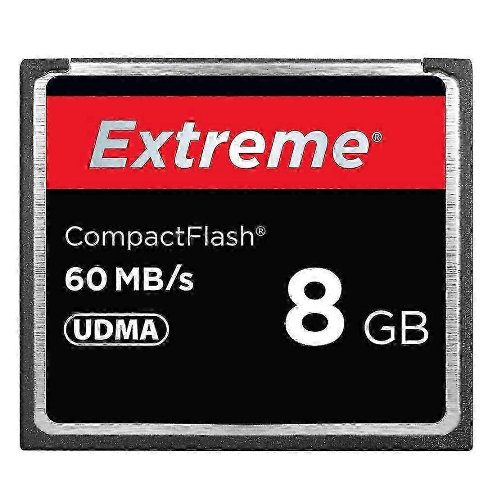 8Gb Extreme Compact Flash Card, 400X Read Speed, Up To 60 Mb/S ( Real Capacity) 26S 6935161369618