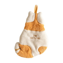 Serviette polaire amusante chats coraux pour enfants,-Jaune