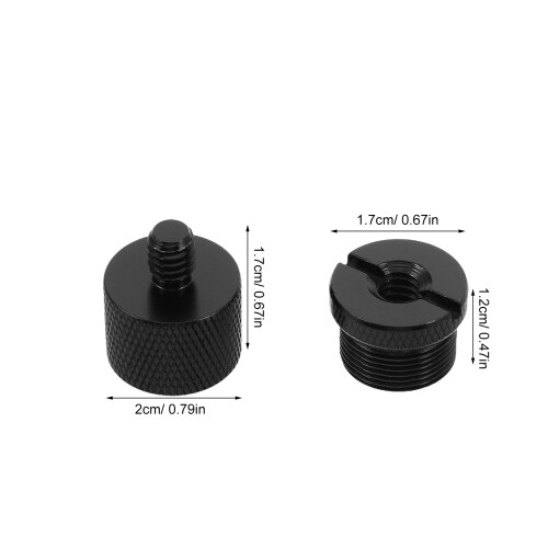 4St Universele Zwarte Aluminium Microfoon Adapter Voor Statief 1