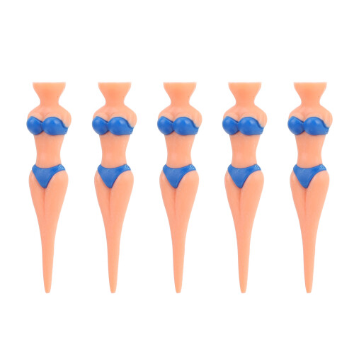 5Pcs Golf Tees Kunststoff Anti Slip Lady Bikini 2