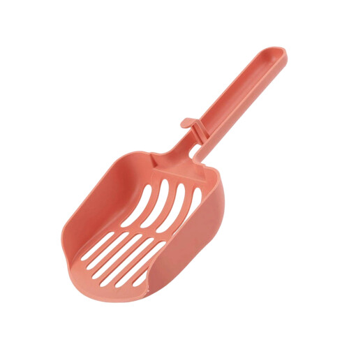 Ergonomische Katzenstreuschaufel, einfach-Rot 8,9X19,5cm