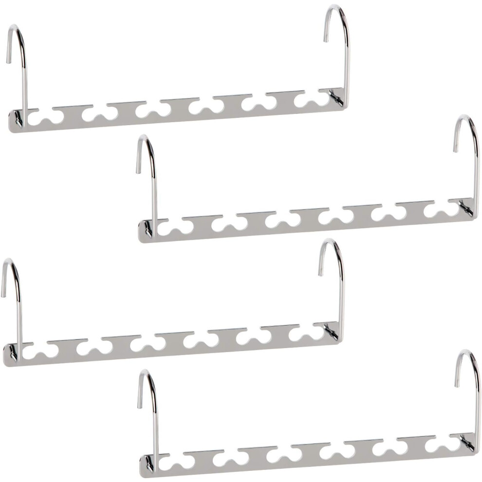 Special Design Bag For Smoothed Edge Design, Effortless Usage Metal Magic Hangers, Space Saving Closet Organizers, Perfect For Apartment College Dorm 9454554858043