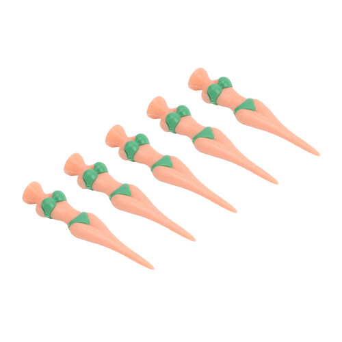 5Pcs Golf Tees Kunststoff Anti Slip Lady Bikini 2