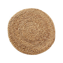 Rustic Vintage Dining Decor Eco-Friendly Natural Fibers Hand Made Jute Placemats Thick Weave Mat Heat Resistant Woven Mats Sustainable Table Protectio