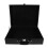 Black PU Mahjong Storage Container Travel-Friendly Game Case 1