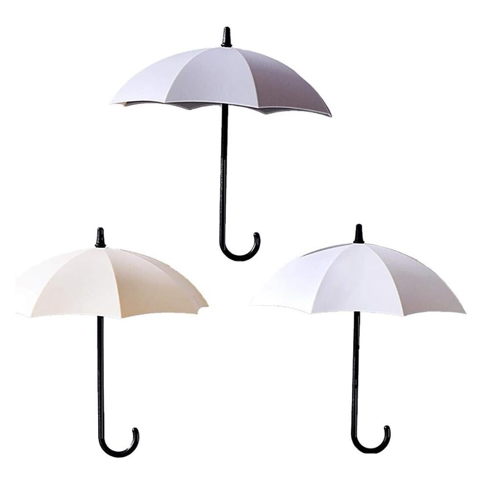 Heavy Duty Wind Resistant Hooks, Key Organizer Self-Adhesive Decorative Shape For Home Decoration, No Drilling Reusable Dual-Purpose Umbrella Wall Rac 9454554859200