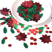 DIY Crafts Confetti Sprinkles, High Quality PVC Holly Berries For Festive Atmosphere, Metallic Foil Foil Confetti Christmas Decorations Party Supplies