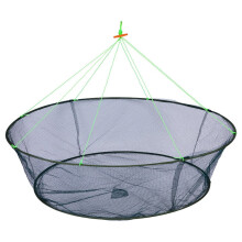 Handwerpkooi voor kustvissen, opvouwbaar visnet met versterkte stalen en nylon constructie, eenvoudig op te vouwen en te gebruiken, draagbaar
