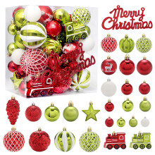 Décorations de Noël vintage, couleurs vives et durables, ornements en verre de qualité pour votre maison, mariage et plus encore.