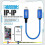 ISOFT IS-003A Data Transmission Cord Lightning to Lightning Easy Copy Data Cable for iPhone 3