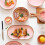 Ceramic Dinnerware Set Pink Plates and Bowls Elegant Modern Tableware for Kitchen and Dining 5