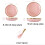 Ceramic Dinnerware Set Pink Plates and Bowls Elegant Modern Tableware for Kitchen and Dining 3