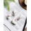 Ceramic Chopstick Rest Stand for Dining Table, Creative White Holder Pillow, 2x4.2x3.4cm 2