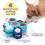 Einzigartiges Leckerli-Puzzle für Katzen verlangsamt-Zwei Feeder 5