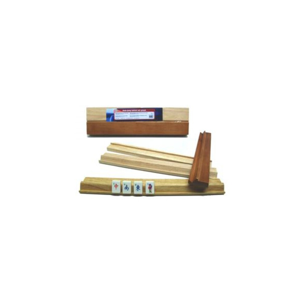 Photos - Other Toys Mahjong Racks. Wooden. Large. Set of Four.